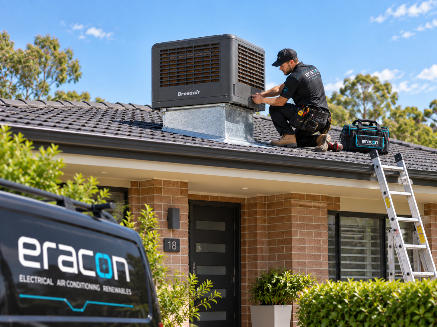 Anatomy of Evaporative Rooftop Unit Installation